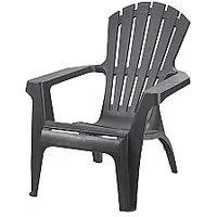 Krēsls plastmasas Dolomati antracīts 106280