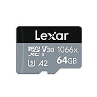 Lexar 64Gb microSDXC augstas veiktspējas 1066X Uhs-I C10 A2 V30 U3 45727