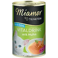 Miamor Trinkfein Kitten Vital dzēriens ar vistu - gardumi kaķiem 135Ml 691153