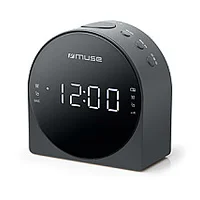 Muse Dual Alarm Clock radio Pll M-185Cr Aux in, 160377