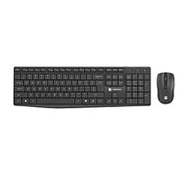 Natec Keyboard and Mouse  Squid 2In1 Bundle Set, Wireless, Us, Black 476249