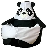 Pufa soma Sako Panda melnbalta L 105 x 80 cm 590413
