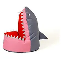 Pufa soma Sako Shark pelēki rozā Xxl 100 x 60 cm 590353
