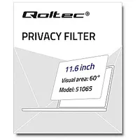 Qoltec 51065 29,5 Cm 11,6 Collas displeja konfidencialitātes filtri 684320