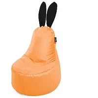 Qubo Mommy Rabbit Black Ears Mango Velvet Fit пуф кресло-мешок 506652