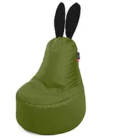 Qubo Mommy Rabbit Black Ears Moss Velvet Fit пуф кресло-мешок 506658