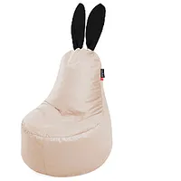 Qubo Mommy Rabbit Black Ears Praline Velvet Fit пуф кресло-мешок 506623