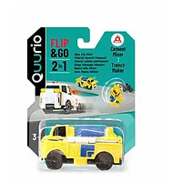 Quurio Flip And Go 2-In-1 celtniecības transportlīdzeklis Cementa jaucējs un Tranšeju veidotājs, Eu463875-02 578684