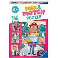 Ravensburger puzle Job Swap Mix  Match, 3X24Gab., 05136 428571