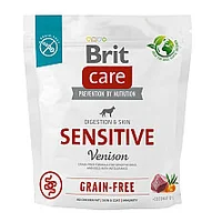 Sausā barība suņiem ar pārtikas nepanesamību Brit Care Dog Sensitive Brieža gaļa bez graudiem 1Kg 473220