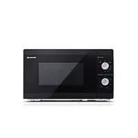 Sharp Microwave Oven with Grill Yc-Mg01E-B Free standing, 800 W, Grill, Black 271433