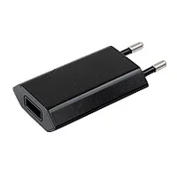 Techly  Slim Usb charger 5V/1A Black 460066