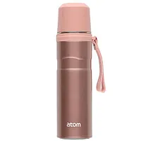 Termoss Atom ar rokturi rozā 750Ml 621011 473019