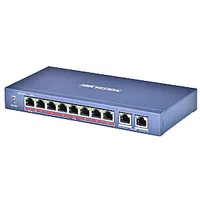 Tīkla slēdzis Hikvision Digital Technology Ds-3E0310Hp-E Nepārvaldīts Fast Ethernet 10/100 Power over Poe Blue 572979