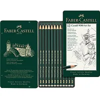 Zīmuļu komplekts Faber Castell 9000 8B-2H, 12Gab/Iep 641259