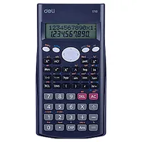 Zinātniskais kalkulators Deli 240F, divrindu displejs, 102 cipari, tumši zils 556572