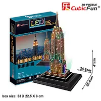 3D puzle Ņujorkas debesskrāpis Empire State Building 179