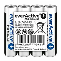 Aaa / Lr03 everActive Pro sārma baterijas 4 gab. 278340