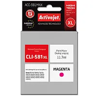 Activejet Acc-581Mnx tinte Canon printerim Cli-581M Xl nomaiņa Augstākā 11,70 ml violets 273276