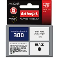 Activejet Ah-300Br tinte Hp printerim Nomaiņa 300 Cc640Ee Premium 6 ml melns 273399