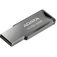 Adata Usb Flash Drive Uv250 64 Gb, 2.0, Silver 311345