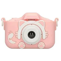 Bērnu fotokamera Extralink h27 dual, rozā 605700