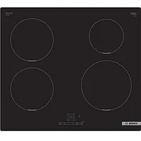 Bosch Hob Pue611Bb5E  Induction, Number of burners/cooking zones 4, Touch, Timer, Black 384943