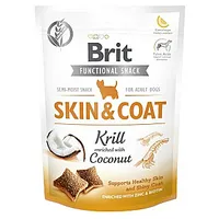 Brit Functional Snack SkinCoat Krils - Kārumi suņiem 150G 530677
