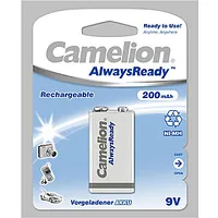 Camelion 9V/6Hr61, 200 mAh, Alwaysready Rechargeable Batteries Ni-Mh, 1 pcs 159039