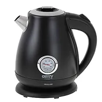 Camry Kettle with a thermometer Cr 1344 Electric, 2200 W, 1.7 L, Stainless steel, 360 rotational base, Black 420232