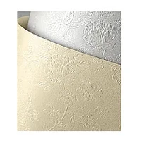 Dekoratīvs papīrs Floral A4, 220G/M², 20Lpp/Iep, balts 547844