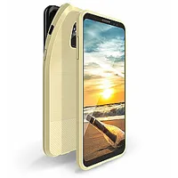 Dux Ducis Mojo Case Premium Izturīgs Silikona Aizsargapvalks Priekš Apple iPhone X / Xs Zeltains 394245