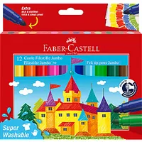 Flomasteri Faber-Castell Castle Jumbo 12 krāsas 784102