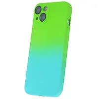 Fusion Neogradient 3 case silikona aizsargapvalks Xiaomi Redmi Note 12 Pro 5G zaļš zils 526465