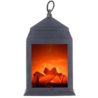 Galda dekors Chimney 0.6W Led 45Lm melns 86220-18 632659
