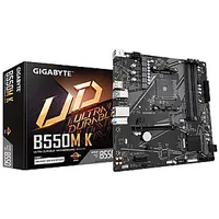 Gigabyte B550M K 1.0 M/B Processor family Amd, socket Am4, Ddr4 Dimm, Memory slots 4, Supported hard disk drive interfaces 	Sata, M.2, Number of Sata connectors Chipset Amd B550, Micro Atx 458262