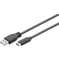 Goobay Usb 2.0 cable 1,8 m, Black, male Type A, Usb-C 150982
