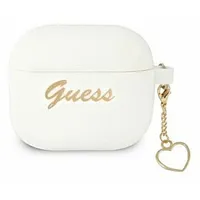 Guess Apple Airpods 3 cover Silicone Charm Heart Collection White 696506