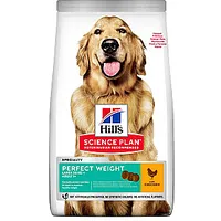 Hills Science Plan Canine Adult Perfect Weight lielas šķirnes vistas  sausā suņu barība 12 Kg 687318
