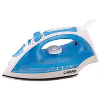 Iron Mesko Ms 5023 Blue/White, 2200 W, With cord, Anti-Scale system, Vertical steam function 376229