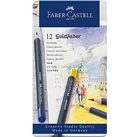 Krāsainie zīmuļi Faber Castell Goldfaber, 12 krāsas 540904