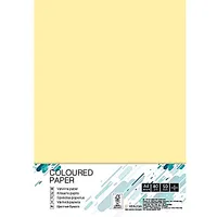 Krāsains papīrs College A4, 80G/M², 50 loksnes, Yellow Ye23 548696
