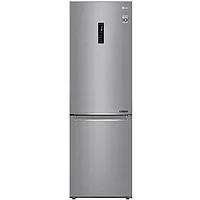 Lg Refrigerator Gbb71Pzdmn Energy efficiency class E, Free standing, Combi, Height 186 cm, No Frost system, Fridge net capacity 234 L, Freezer 107 Display, 36 dB, Silver 153771