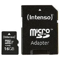 Memory Micro Sdhc 16Gb Uhs-I/W/Adapter 3423470 Intenso 161139