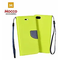 Mocco Fancy Book Case Grāmatveida Maks Telefonam Samsung A730 Galaxy A8 Plus 2018 Zaļš - Zils 404278
