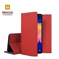 Mocco Smart Magnet Book Case Grāmatveida Maks Telefonam Samsung Galaxy S21 Ultra Sarkans 394395
