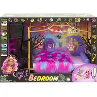 Monster High guļamistabas mēbeles Claudine Wolf  aksesuāri 650389