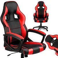 Sofotel Surmo biroja krēsls spēlētājiem, melns un sarkans 598649