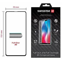 Swissten Ultra Durable Full Face Tempered Glass Aizsargstikls Apple iPhone 14 Pro Melns 421654