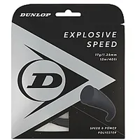 Tenisa stīgas Dunlop Explosive Speed 1,25Mm17G 12M Melns 170445